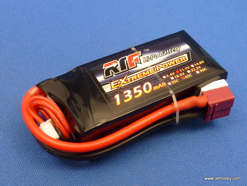 RTF 1350-3S-65C-T - Lipo Battery 1350mAh 11.1V 65C T-Plug