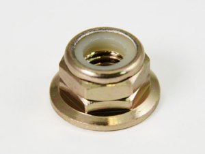 Team Infinity HDR-410T - M4 Aluminum Flange Lock Nuts, Titanium