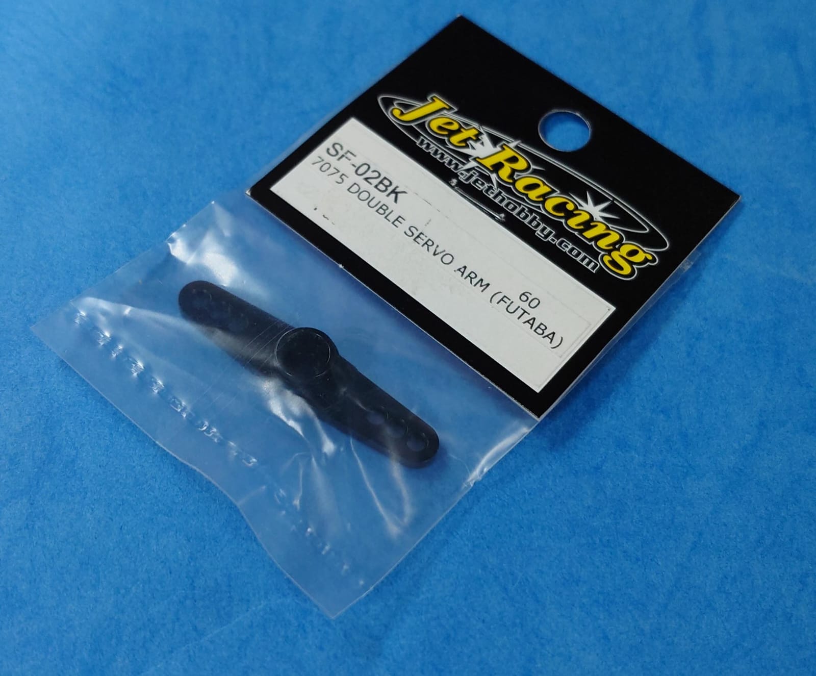 Jet Racing SF-02BK - 7075 Double Servo Arm (Futaba)