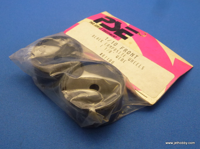 Parma 81100 - 1:10 Front Black Composite Wheels (Pro Ten)