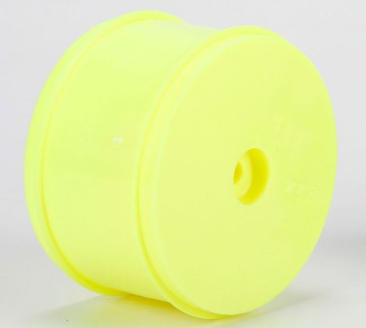 TLR43016 - 61mm Rear Wheel, 12mm Hex, Yellow (22/22-4)