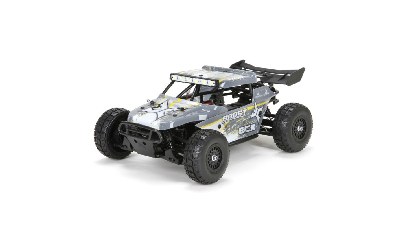 ECX ECX01005T2 - 1/18 Roost 4WD Desert Buggy RTR, Grey/Yellow