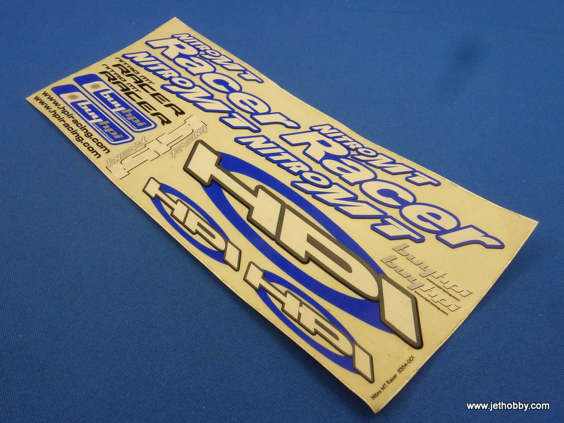HPI 9354-001 - Nitro MT Racer Decal *DISCONTINUED*