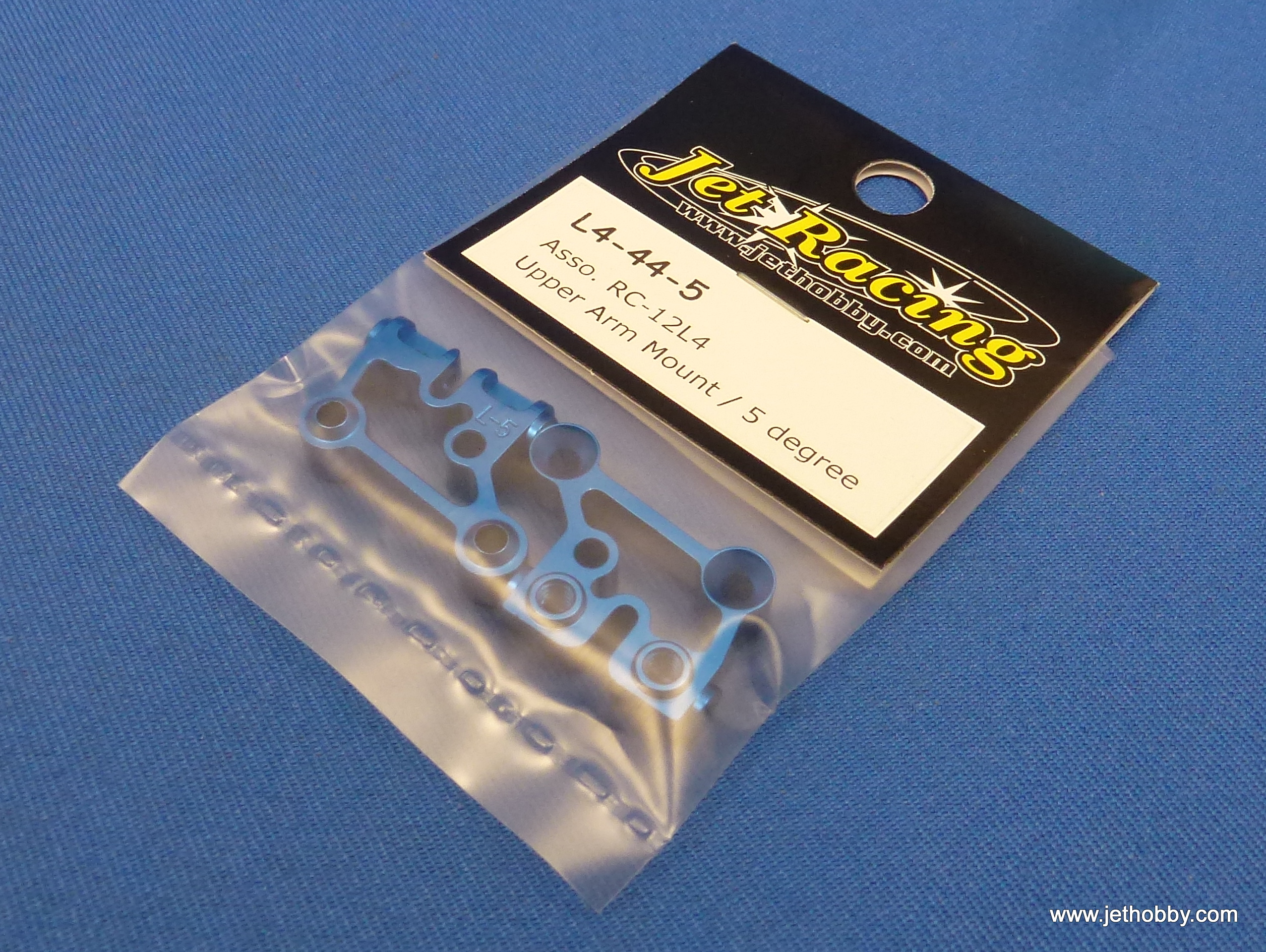 Jet Racing L4-44-5 - Asso. RC-12L4 Upper Arm Mount / 5 Degree