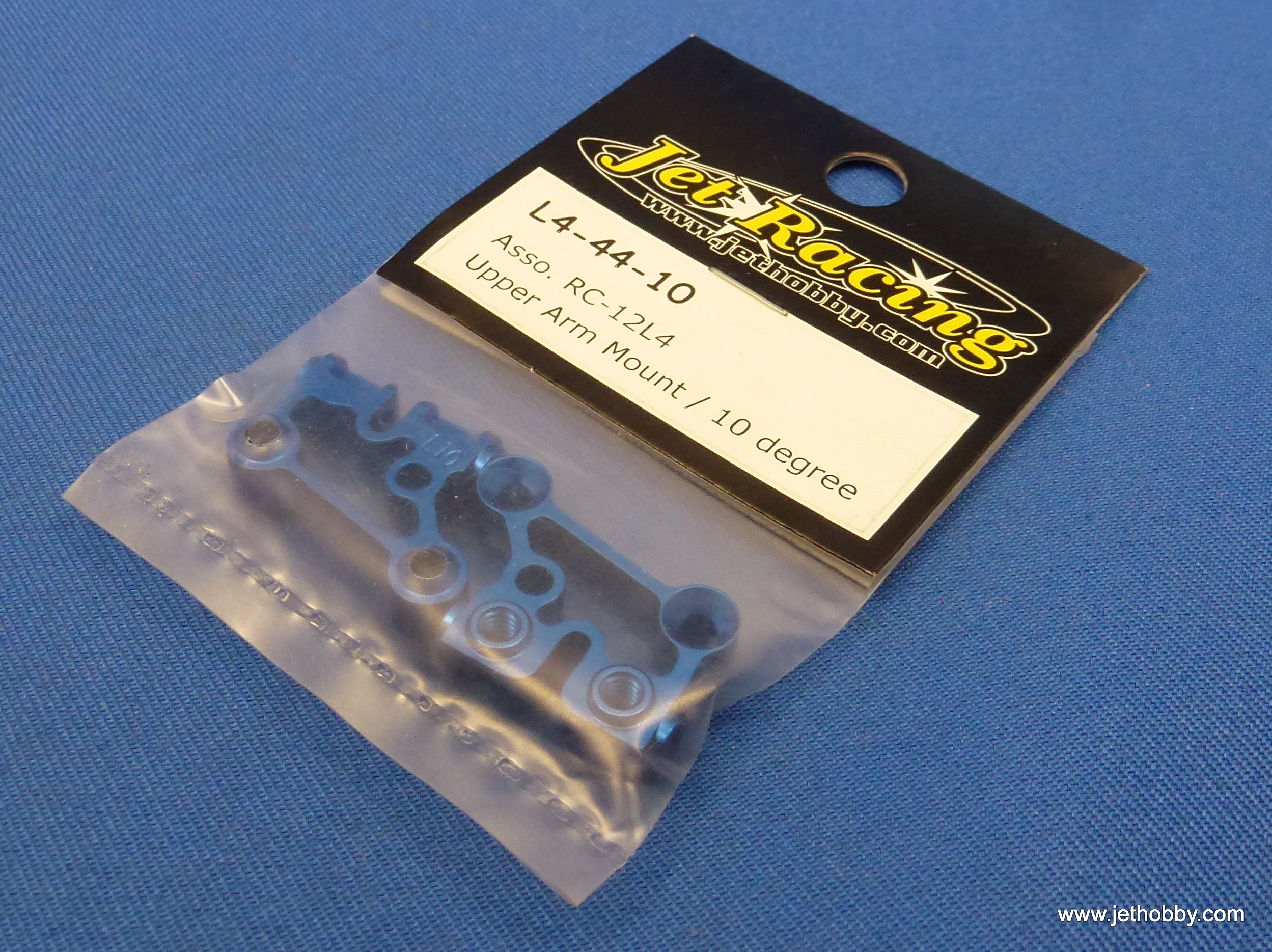 Jet Racing L4-44-10 - Asso. RC-12L4 Upper Arm Mount / 10 Degree