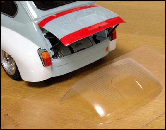Chevron JHT001 - Engine Hood for Abarth Corsa