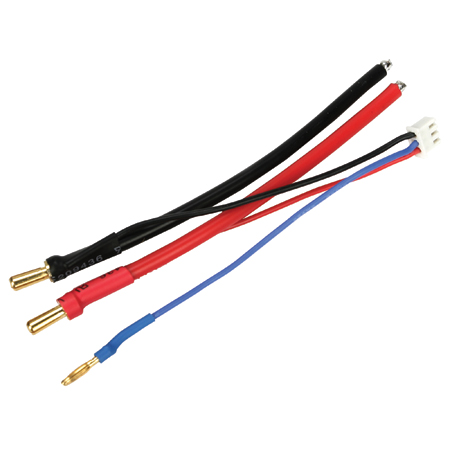 Losi LOSB9388 - 4mm Bullet LiPo Balance Adapter Harness: JST-XH
