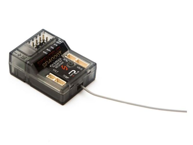 Spektrum SPMSR4000T - SR4000T 4-Channel DSMR Slim Receiver with Telemetry