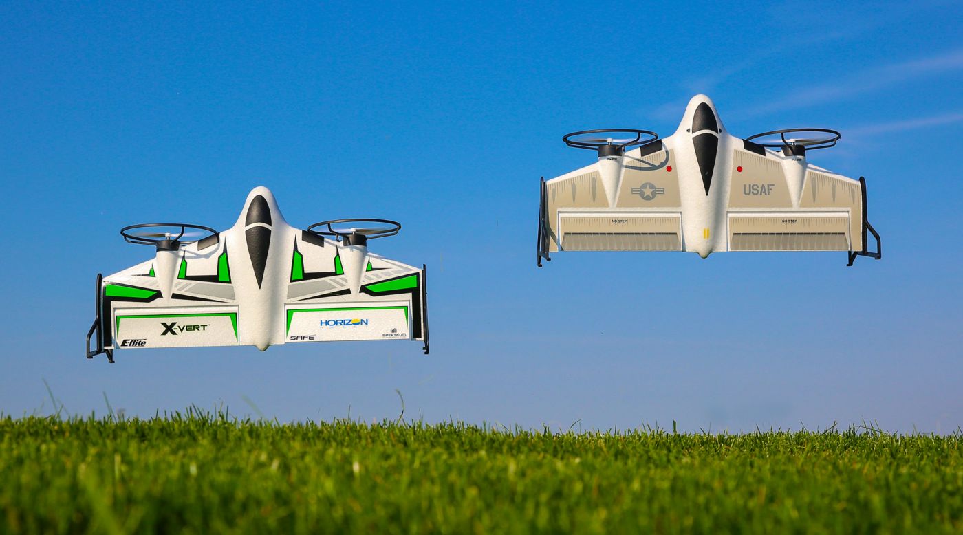 E-flite EFL1850 - X-VERT VTOL BNF Basic