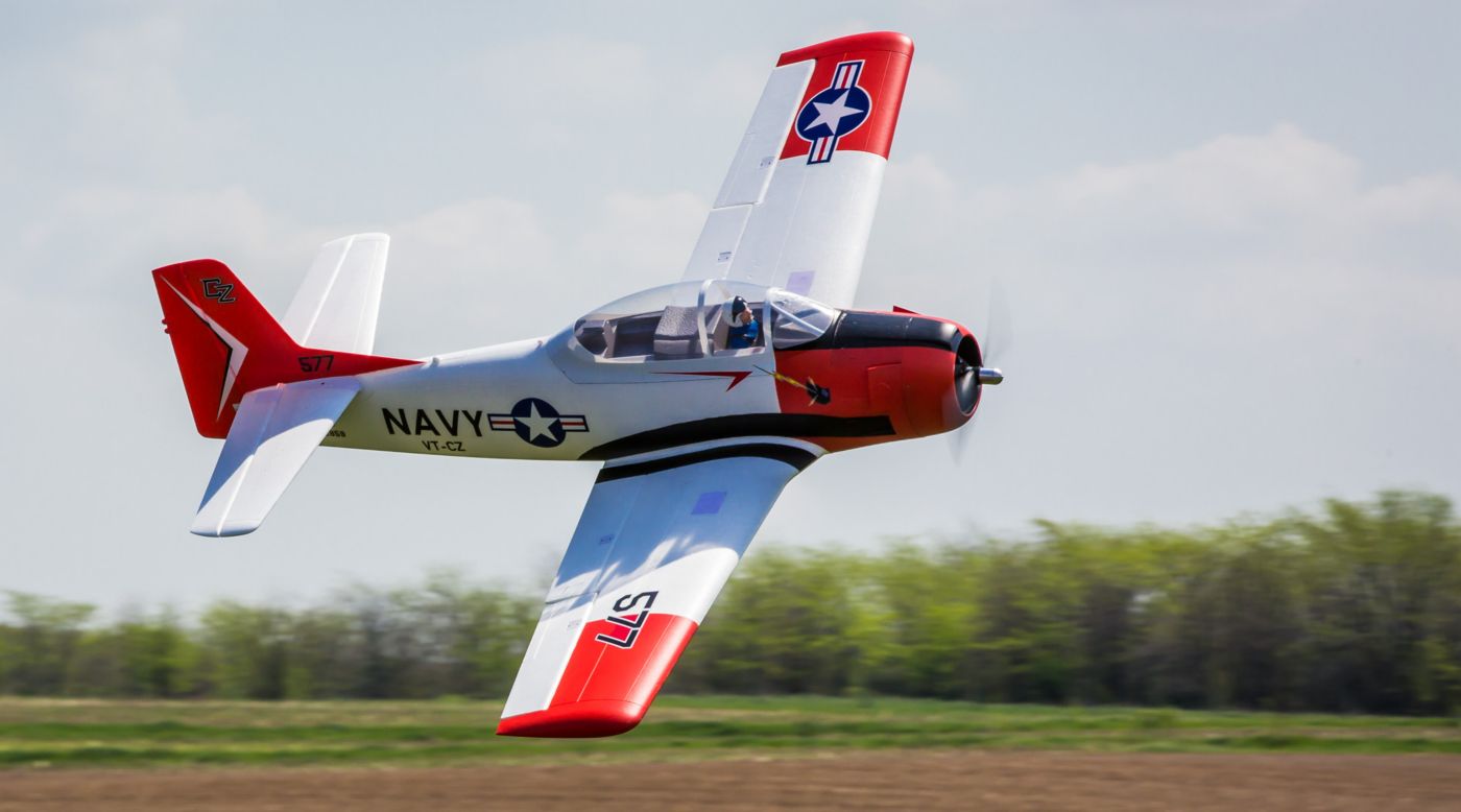 E-Flite EFL1350 - Carbon-Z T-28 2.0m BNF Basic with AS3X