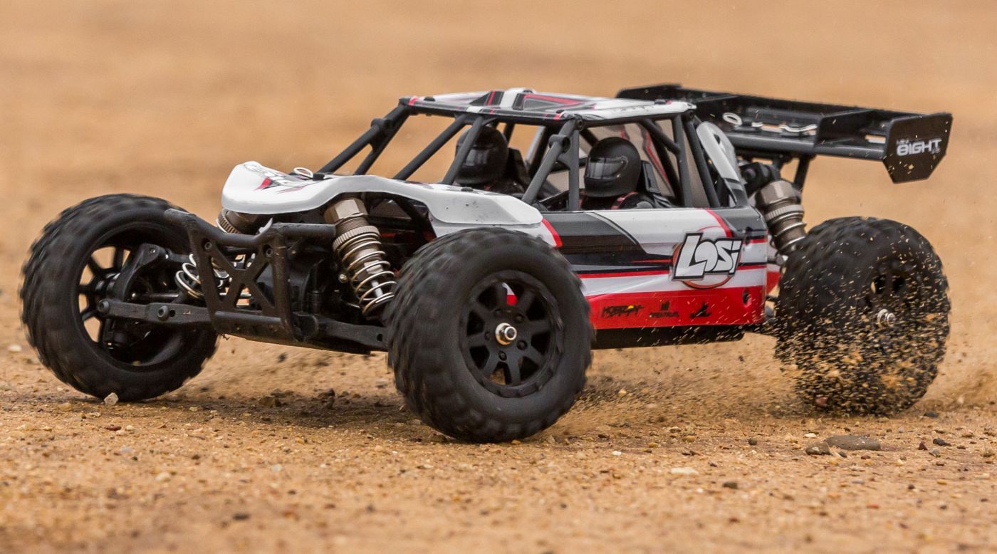 Losi LOS01009T1 - 1/14 Mini 8IGHT-DB 4WD Buggy RTR, White