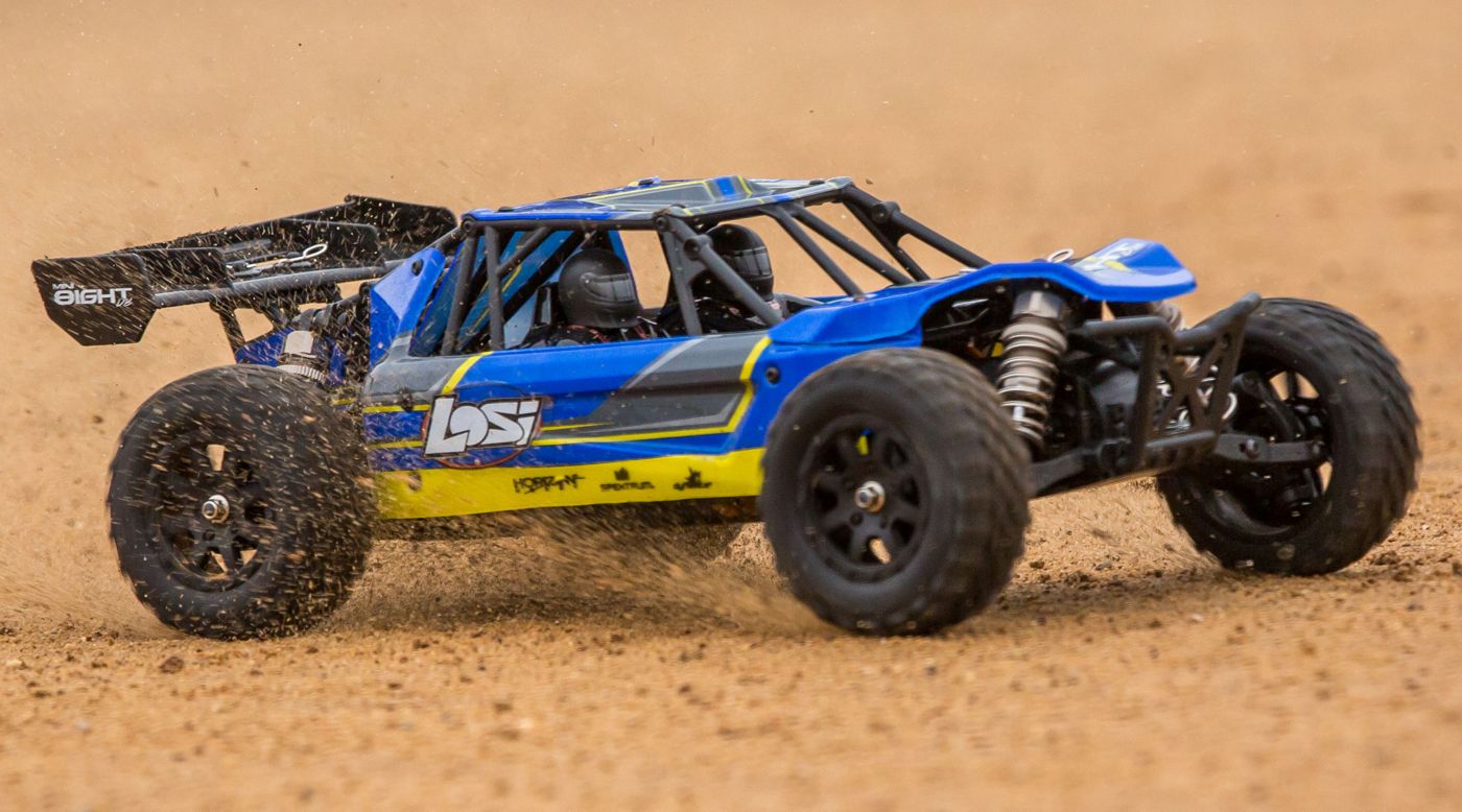 Losi LOS01009T2 - 1/14 Mini 8IGHT-DB 4WD Buggy RTR, Blue
