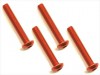 Square NAR-320OR - M3x20 7075 Button Head Hex Socket Screw, Orange