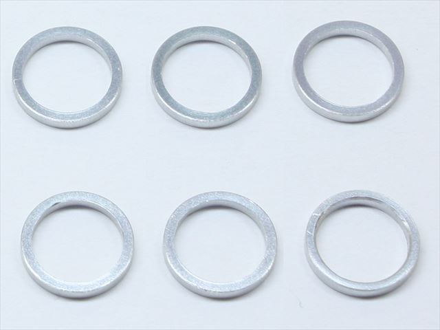 Square SGE-8610S - M6 x 7.4 x 1mm Spacer, Silver (Tamiya F1 Axle Shaft)