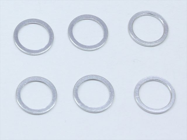 Square SGE-7505S - M5 x 6.4 x 0.5mm Spacer, Silver 