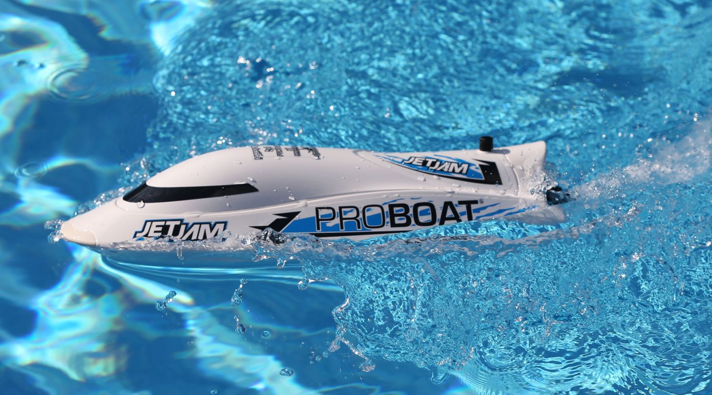 ProBoat PRB08031T2 - Jet Jam 12 inches Pool Racer, White, RTR *DISCONTINUED*