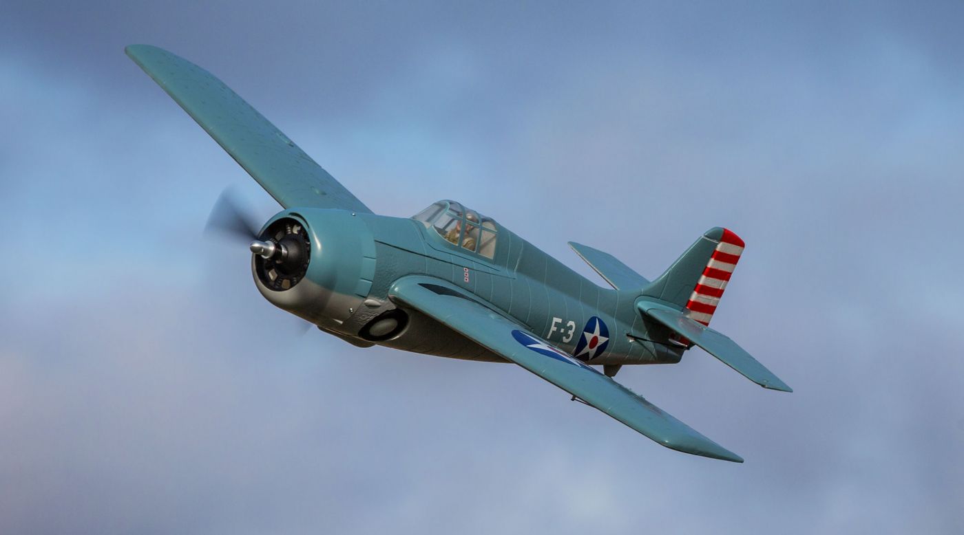 Parkzone PKZ1950 - F4F Wildcat 1.0m BNF Basic with AS3X and SAFE Select