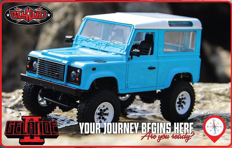 RC4WD Z-RTR0039 - 1/18 Gelande II RTR with D90 Body Set, Blue