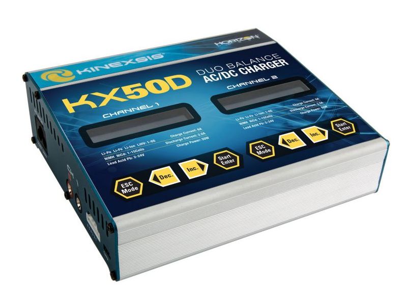 Kinexsis KXSC1004 - KX50D Duo 2 x 50W AC/DC Charger