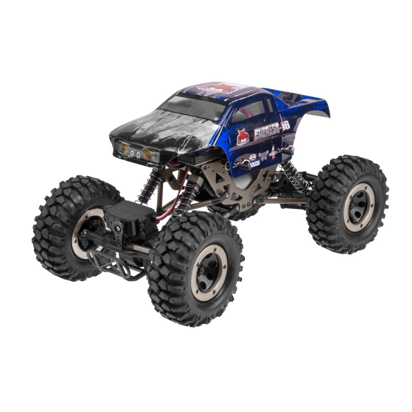 RedCat RER06899 - 1/16 Everest-16 4WD Rock Crawler Brushed RTR, Blue