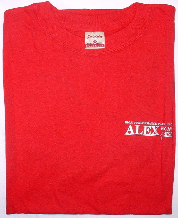 Alex Racing Design B-1010R - Alex Racing Barrcuda T-Shirt Red L-Size
