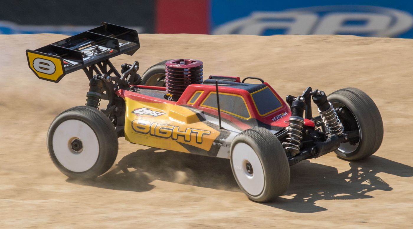 Losi LOS04010 - 1/8 8IGHT 4WD Buggy Nitro RTR, Red/Yellow 