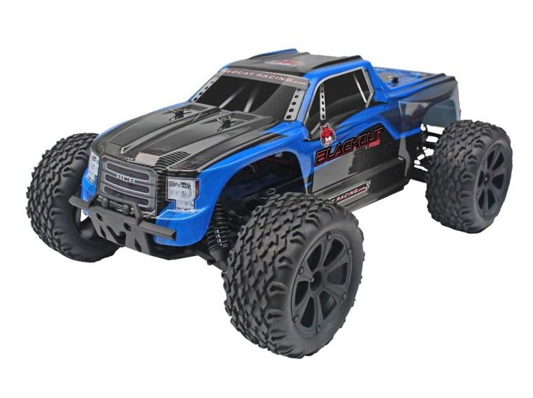 RedCat RER07013 - 1/10 Blackout XTE Pro 4WD Monster Truck Brushless RTR, Blue 