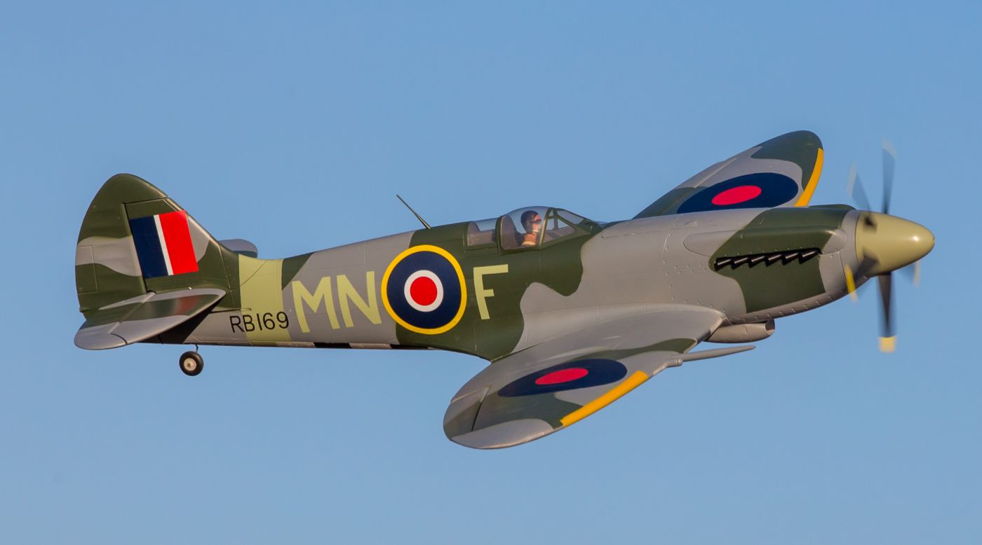 E-flite EFL8650 - Spitfire Mk XIV 1.2m BNF Basic with AS3X and SAFE Select