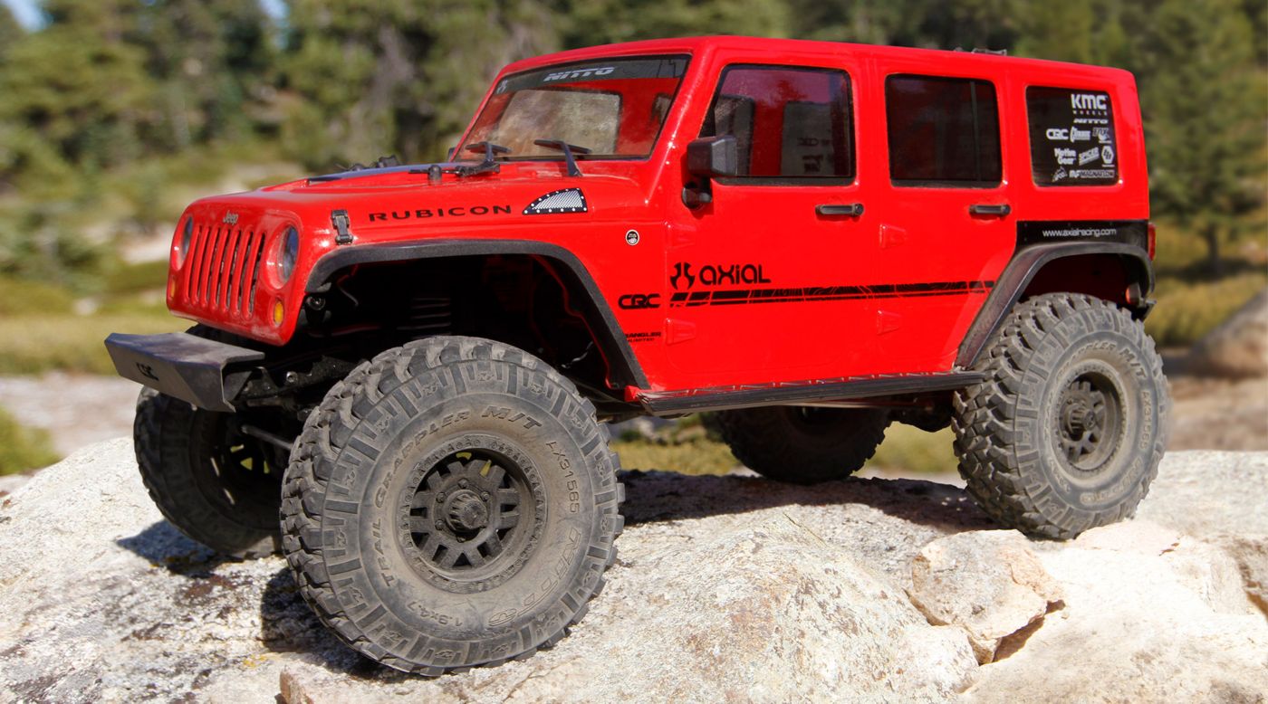 Axial AXID9060 - 1/10 SCX10 II 2017 Jeep Wrangler Unlimited CRC Brushed Rock Crawler 4WD RTR