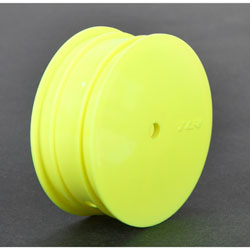 TLR 43010 - Front Wheel, 12mm Hex, Yellow (2): 22 3.0