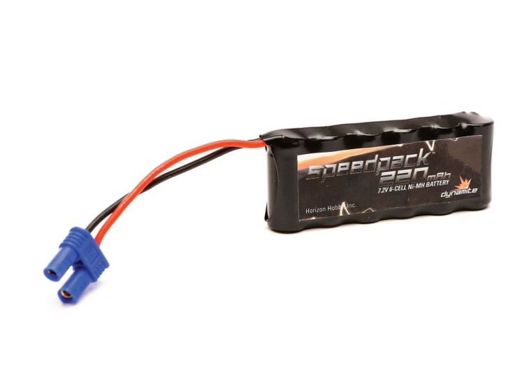 Dynamite DYNB0109 - 7.2V 220mAh 1 2AAA NiMH 6C Flat 