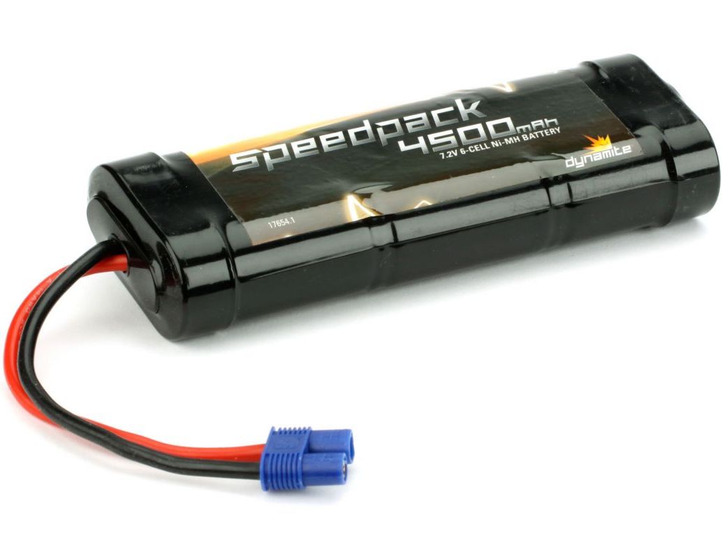 Dynamite DYN1080EC - Speedpack 7.2V 4500mAh NiMH 6-Cell Flat with EC3 Connector