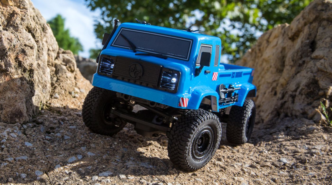 ECX ECX00019T1 - 1/24 Barrage UV 4WD Scaler Crawler RTR, Blue