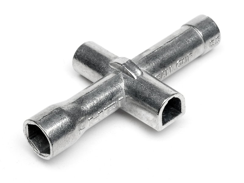 HPI Z950 - Mini Cross Wrench, Ball Cup Mini 4-40 5.5mm /7mm 
