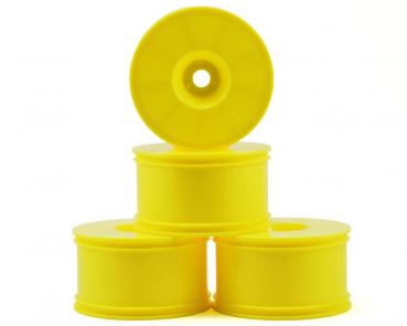 Hot Bodies 67816 -  D8T HB T-Dish Wheels (Yellow) (4)