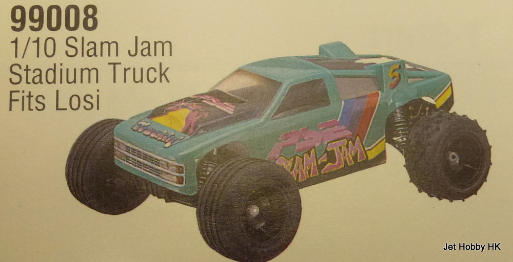 Parma 99008 - 1/10 Slam Jam Stadium Truck Clear Body (Losi LX-T)
