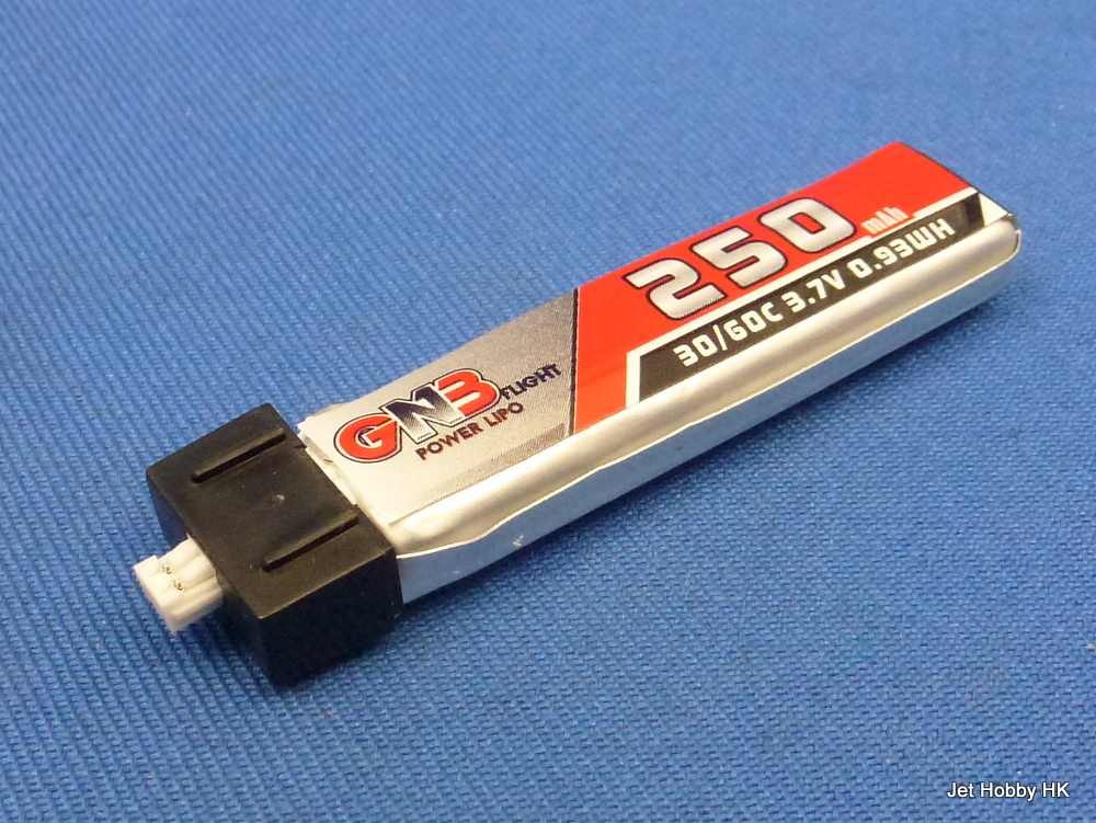 GNB 250-1S-30/60C - 1S Li-Po Battery 250mAh 3.7V (Inductrix)