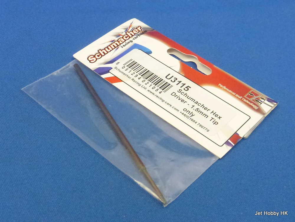 Schumacher U3115 - Schumacher Hex Driver - 1.5mm Tip only