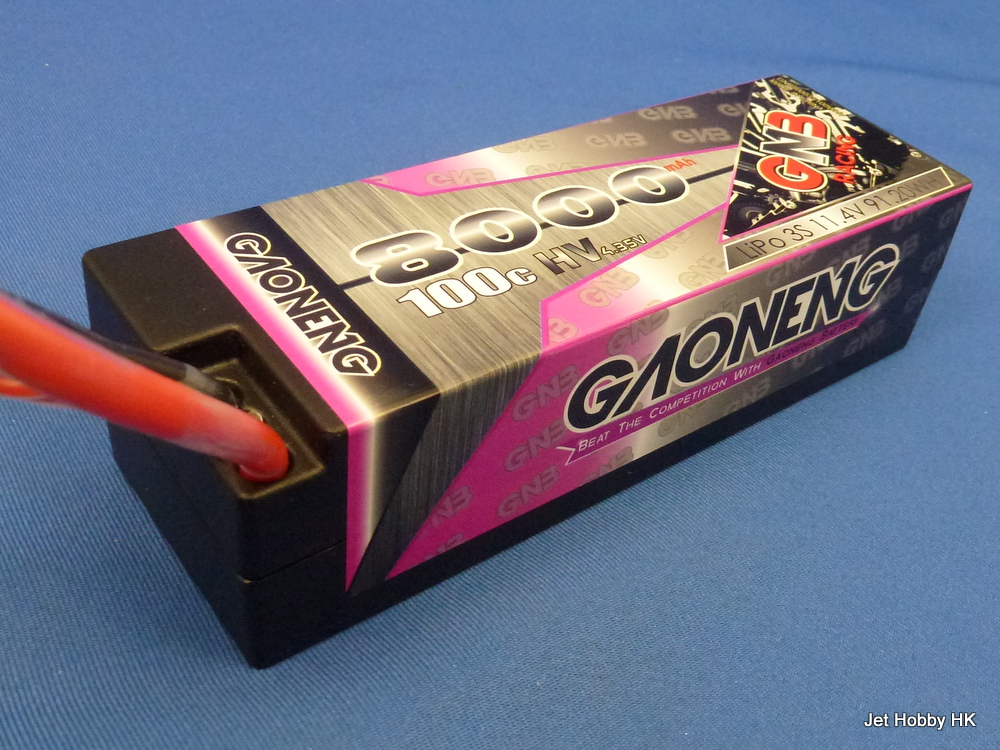 GNB 8000-3S-100C-HV - Lipo Battery 8000mAh 11.1V 100V 4.35V Hard Case