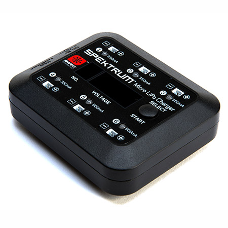 Spektrum SPMXC1060 - S63 Micro 6-port DC/USB 1S LiPo Smart Charger