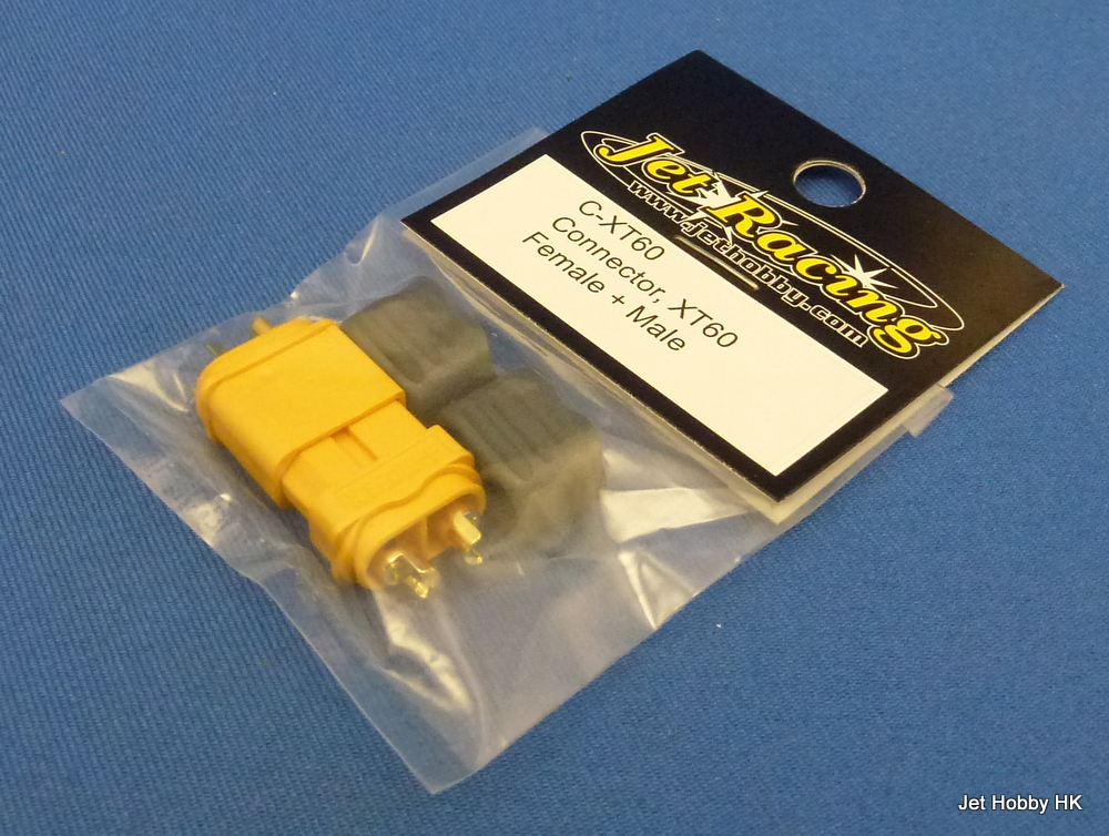 Jet Racing C-XT60 - Connector XT-60, Female + Male