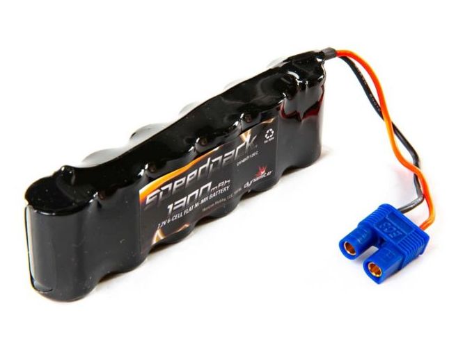 Dynamite DYNB0112EC - 7.2V 1300mAh NiMH 6-Cell 2/3A Flat battery: EC3
