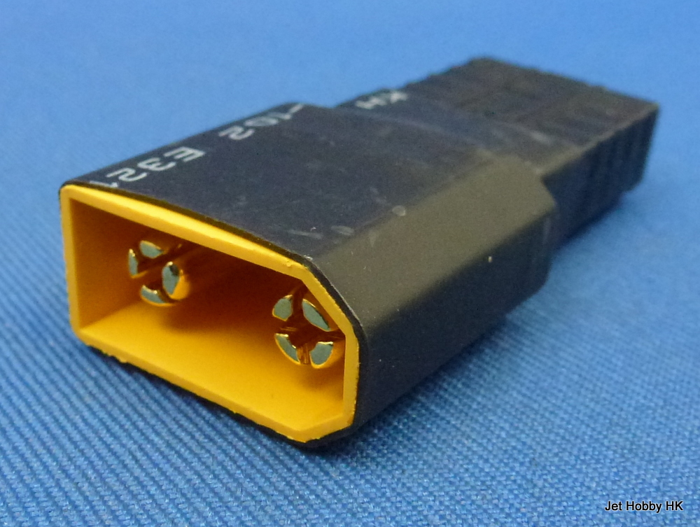 Jet Racing BA-10 - Battery Adapter, XT90 Male ~ Traxxas Female