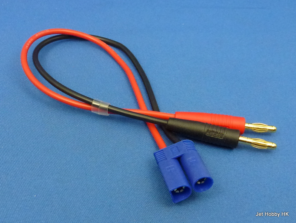 Jet Racing CL-05 - Charge Lead, 30mm 12 Gauge Silicone Wire, EC-05
