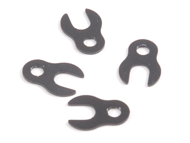 Schumacher U7943 - Alloy Spacer Clip 0.5mm (E3-E6,Icon/2)
