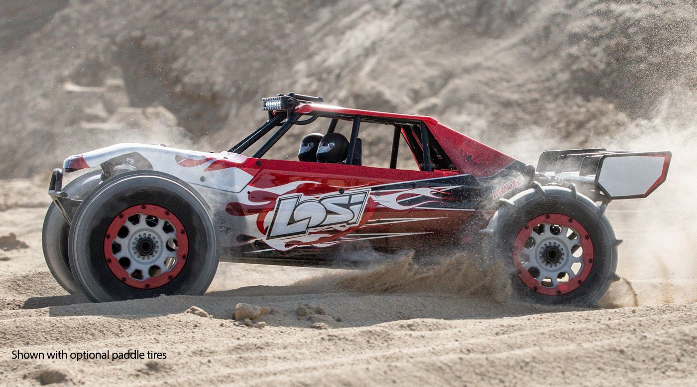 Losi LOS05020T2 - 1/5 DBXL-E 2.0 4WD Desert Buggy Brushless RTR with Smart, Losi Body