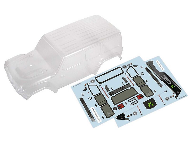 Axial AXI200000 - Clear Body, 2019 Jeep Wrangler JLU CRC (SCX24)