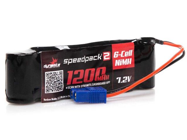 Dynamite DYNB2473 - Speedpack2 7.2V 1200mAh 6C NiMH, Long (MINI-S)
