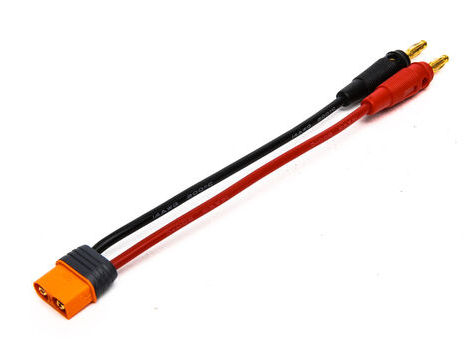 Spektrum SPMXCA304 - Adapter: IC3 Device / 4mm Male Bullets with 6