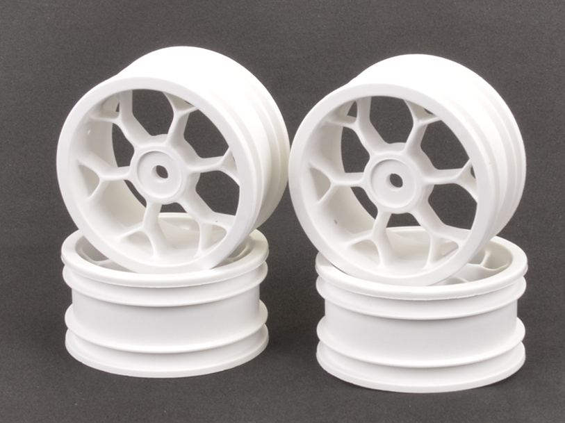 Schumacher U2193 - Wheel Y Spoke 25mm - White pk4